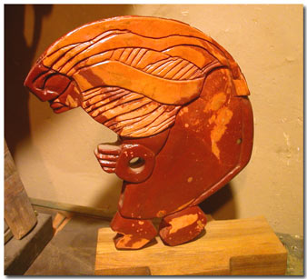 Woman Who Remembers. Tribal sacred art by Turtleheart, Ojibway Artist living in Taos, New Mexico. Copyright 2004. Turtleheart. One of a kind.